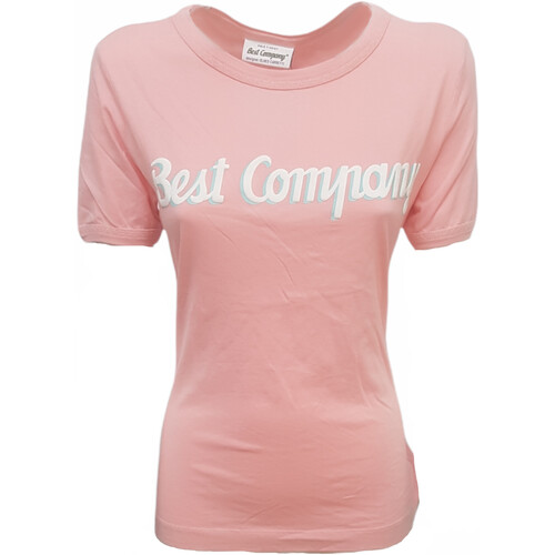 textil Mujer Camisetas manga corta Best Company 592518 Rosa