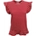 textil Mujer Camisetas manga corta Deha D93293 Rojo