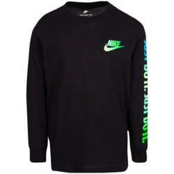 textil Niño Camisetas manga larga Nike 86I027 Negro