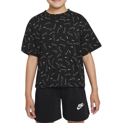 textil Niña Camisetas manga corta Nike DJ6935 Negro