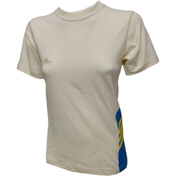 textil Mujer Camisetas manga corta adidas Originals 522182 Beige