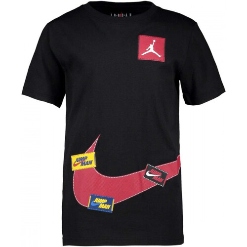 textil Niño Camisetas manga corta Nike 95A739 Negro