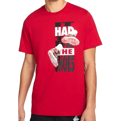 textil Hombre Camisetas manga corta Nike DH8952 Rojo
