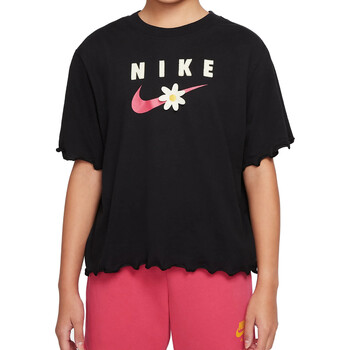 textil Niña Camisetas manga corta Nike DO1351 Negro