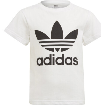 textil Niña Camisetas manga corta adidas Originals H25246 Blanco