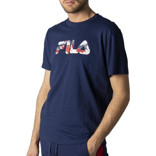 textil Hombre Camisetas manga corta Fila FAM0043 Azul