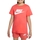 textil Niña Camisetas manga corta Nike AR5088 Rojo