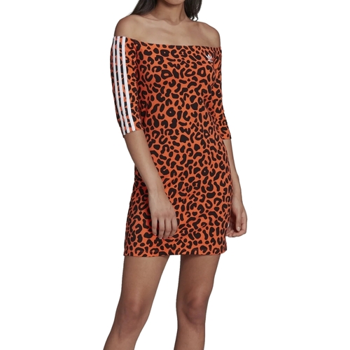 textil Mujer Vestidos adidas Originals HC4466 Naranja