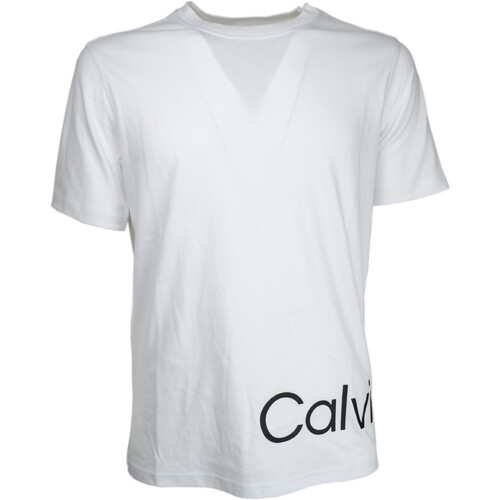 textil Hombre Camisetas manga corta Calvin Klein Jeans 00GMS2K111 Blanco