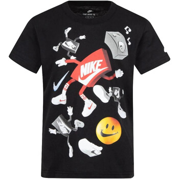 textil Niño Camisetas manga corta Nike 86J150 Negro