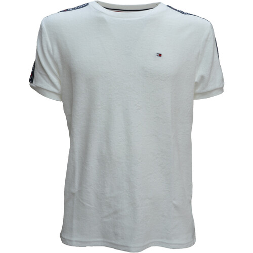 textil Hombre Camisetas manga corta Tommy Hilfiger UMOUM02440 Blanco