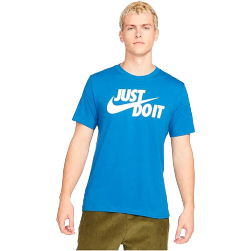 textil Hombre Camisetas manga corta Nike AR5006 Azul