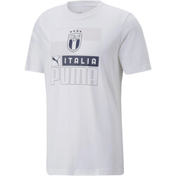 textil Hombre Camisetas manga corta Puma 767122 Blanco
