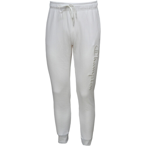 textil Hombre Pantalones de chándal Champion 218440 Blanco