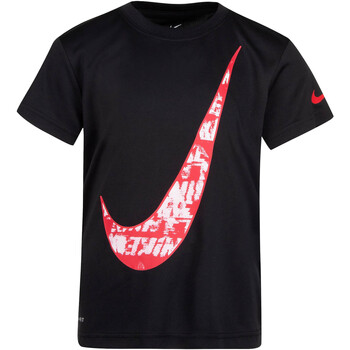 textil Niño Camisetas manga corta Nike 86J143 Negro