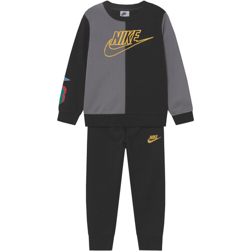 textil Niño Conjuntos chándal Nike 86K054 Negro