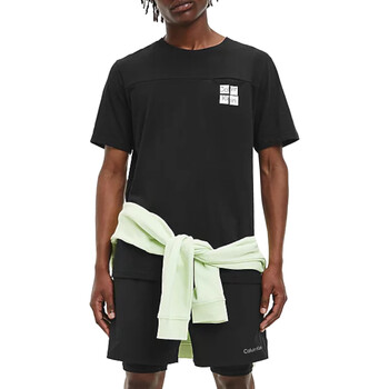 textil Hombre Camisetas manga corta Calvin Klein Jeans 00GMF2K104 Negro