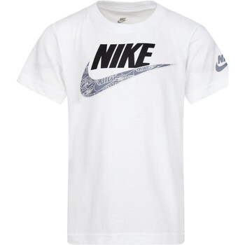 textil Niño Camisetas manga corta Nike 86J673 Blanco