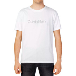 textil Hombre Camisetas manga corta Calvin Klein Jeans 00GMS2K107 Blanco