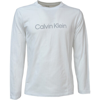 textil Hombre Camisetas manga larga Calvin Klein Jeans 00GMS2K200 Blanco