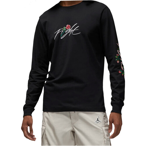 textil Hombre Camisetas manga larga Nike DQ7386 Negro