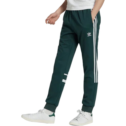 textil Hombre Pantalones de chándal adidas Originals HK9686 Verde