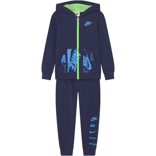 textil Niño Conjuntos chándal Nike 66J859 Azul