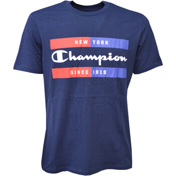 textil Hombre Camisetas manga corta Champion 218559 Azul