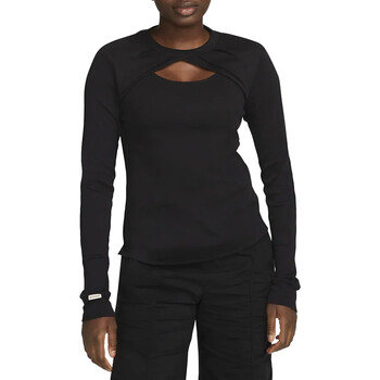 textil Mujer Camisetas manga larga Nike DV8214 Negro