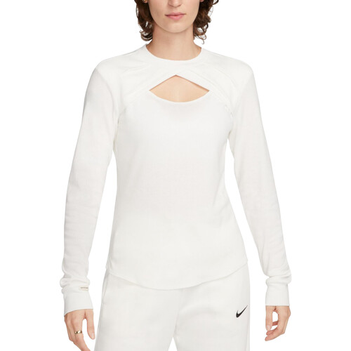 textil Mujer Camisetas manga larga Nike DV8214 Blanco