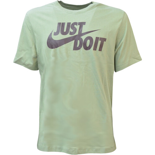 textil Hombre Camisetas manga corta Nike AR5006 Verde