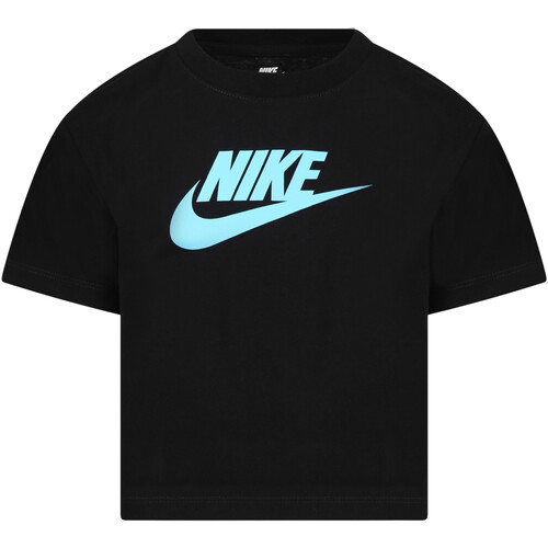 textil Niña Camisetas manga corta Nike 36J530 Negro