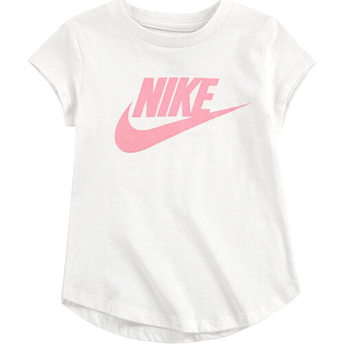 textil Niña Camisetas manga corta Nike 36F269 Blanco