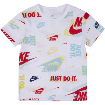 textil Niño Camisetas manga corta Nike 86K547 Blanco