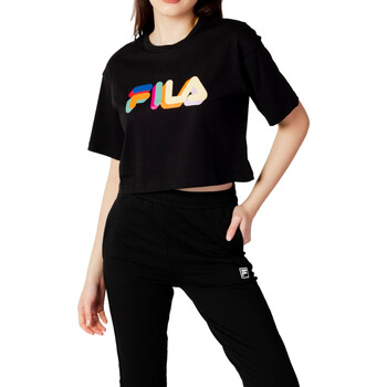 textil Mujer Camisetas manga corta Fila FAW0448 Negro