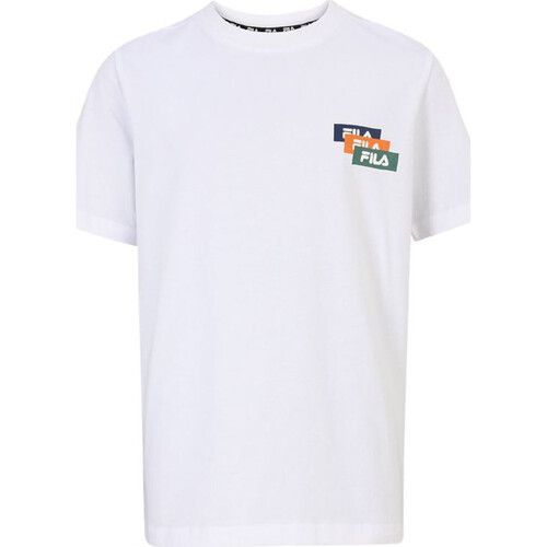 textil Niño Camisetas manga corta Fila FAT0238 Blanco