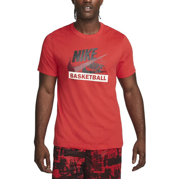 textil Hombre Camisetas manga corta Nike DZ2681 Rojo