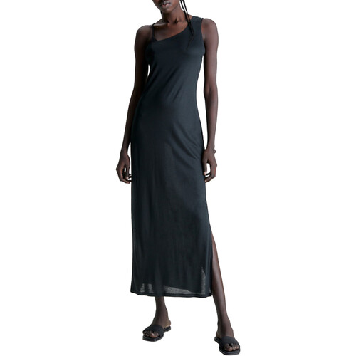 textil Mujer Vestidos Calvin Klein Jeans KW0KW02098 Negro