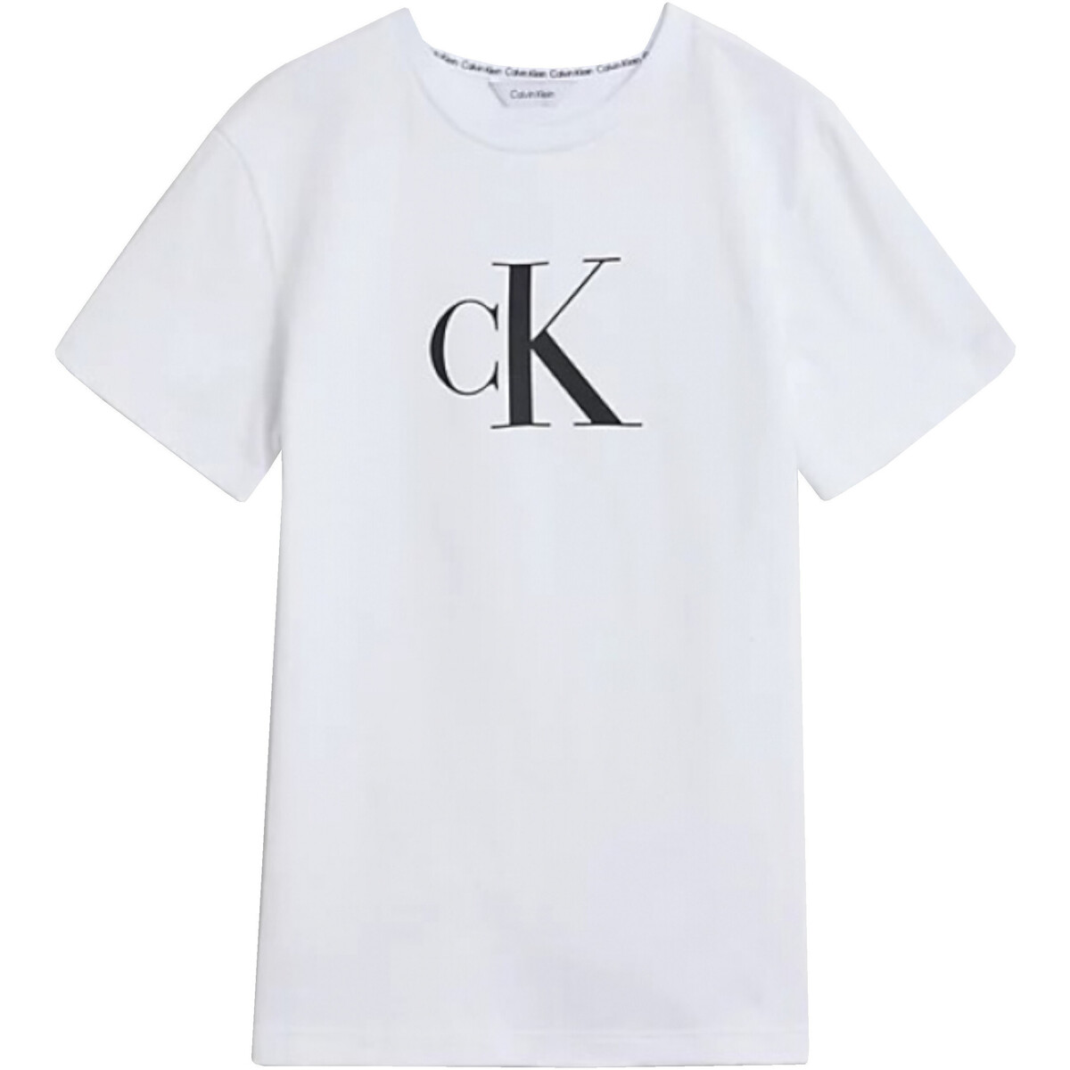 textil Niño Camisetas manga corta Calvin Klein Jeans KZ0KZ00003 Blanco