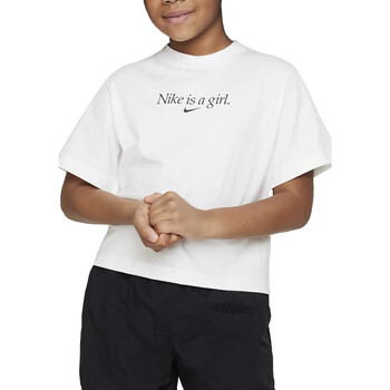 textil Niña Camisetas manga corta Nike FD0940 Blanco