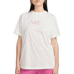textil Mujer Camisetas manga corta Nike FB8203 Blanco