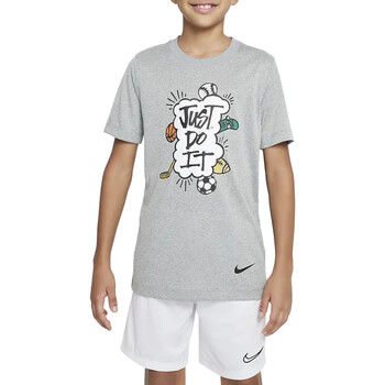 textil Niño Camisetas manga corta Nike DX9534 Gris