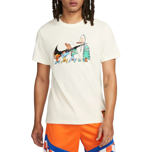 textil Hombre Camisetas manga corta Nike FD0067 Beige