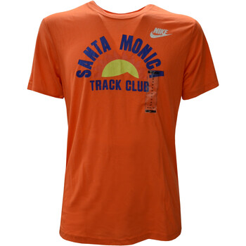 textil Hombre Camisetas manga corta Nike 534289 Naranja