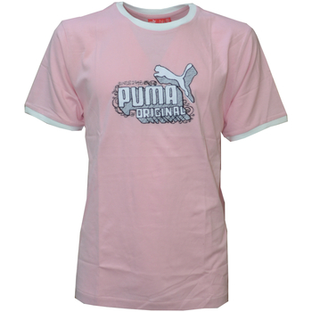 textil Hombre Camisetas manga corta Puma 544387 Rosa