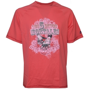 textil Hombre Camisetas manga corta Nike 128850 Rojo