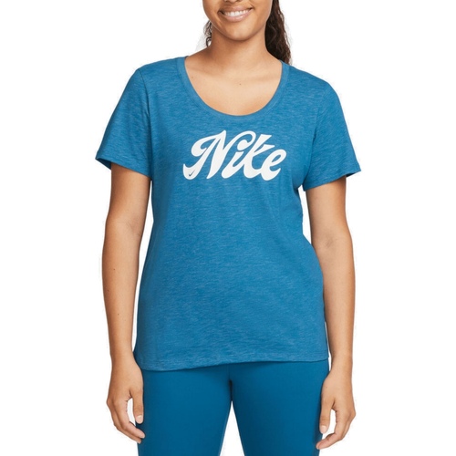 textil Mujer Camisetas manga corta Nike FD2986 Azul