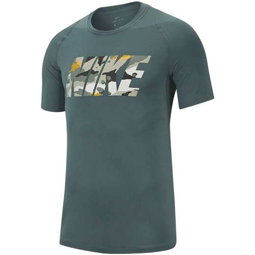 textil Hombre Camisetas manga corta Nike AT3107 Verde