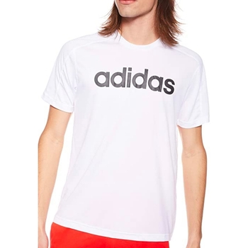 textil Hombre Camisetas manga corta adidas Originals DU1234 Blanco