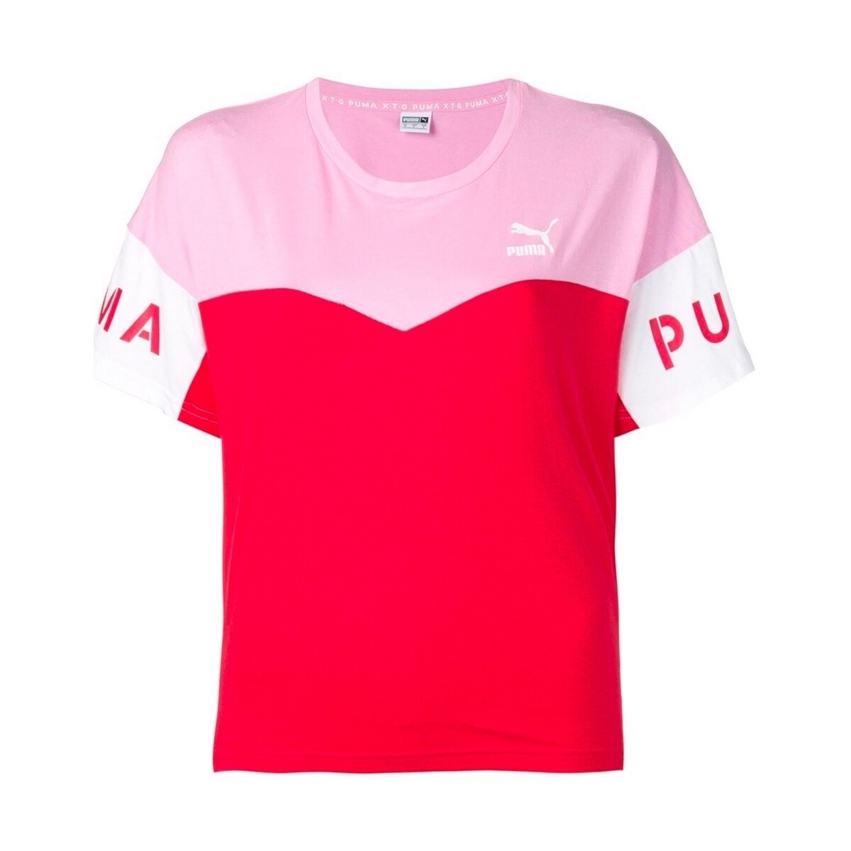 textil Mujer Camisetas manga corta Puma 578090 Rojo